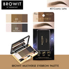 ⛔️ (Pre-order) CHAT COSMETICS Browit Multiverse Eyebrow Palette พาเลทเขียนคิ้ว 4in1 พร้อมไฮไลท์ เบลนด์คิ้วธรรมชาติ