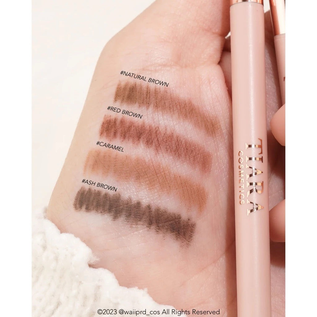 TIARA Cosmetics SlimMe Brow Pencil 1.5 mm. ดินสอเขียนคิ้วหัวสลิม เส้นคม เป็นธรรมชาติ (มี 4 เฉด)