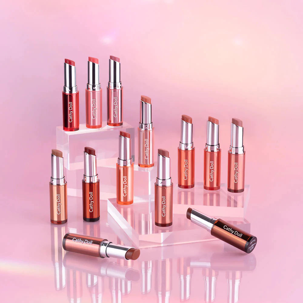 (Pre-order) Cathy Doll Wanna Shine Lipstick ลิปสติกเนื้อฉ่ำวาว 3g (มี13เฉดให้เลือก)