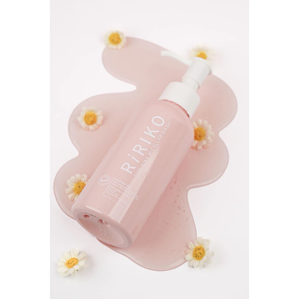 RIRIKO Feminine Wash ผลิตภัณฑ์ทำความสะอาดจุดซ่อนเร้นผู้หญิง (ขวดใหญ่) 150ml
