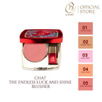 ⛔️ (Pre-order) CHAT COSMETICS The Endless Luck and Shine Blusher บลัชออนสูตรแมตต์ผสมชิมเมอร์ พิกเมนต์แน่น ติดทนนาน 3g.