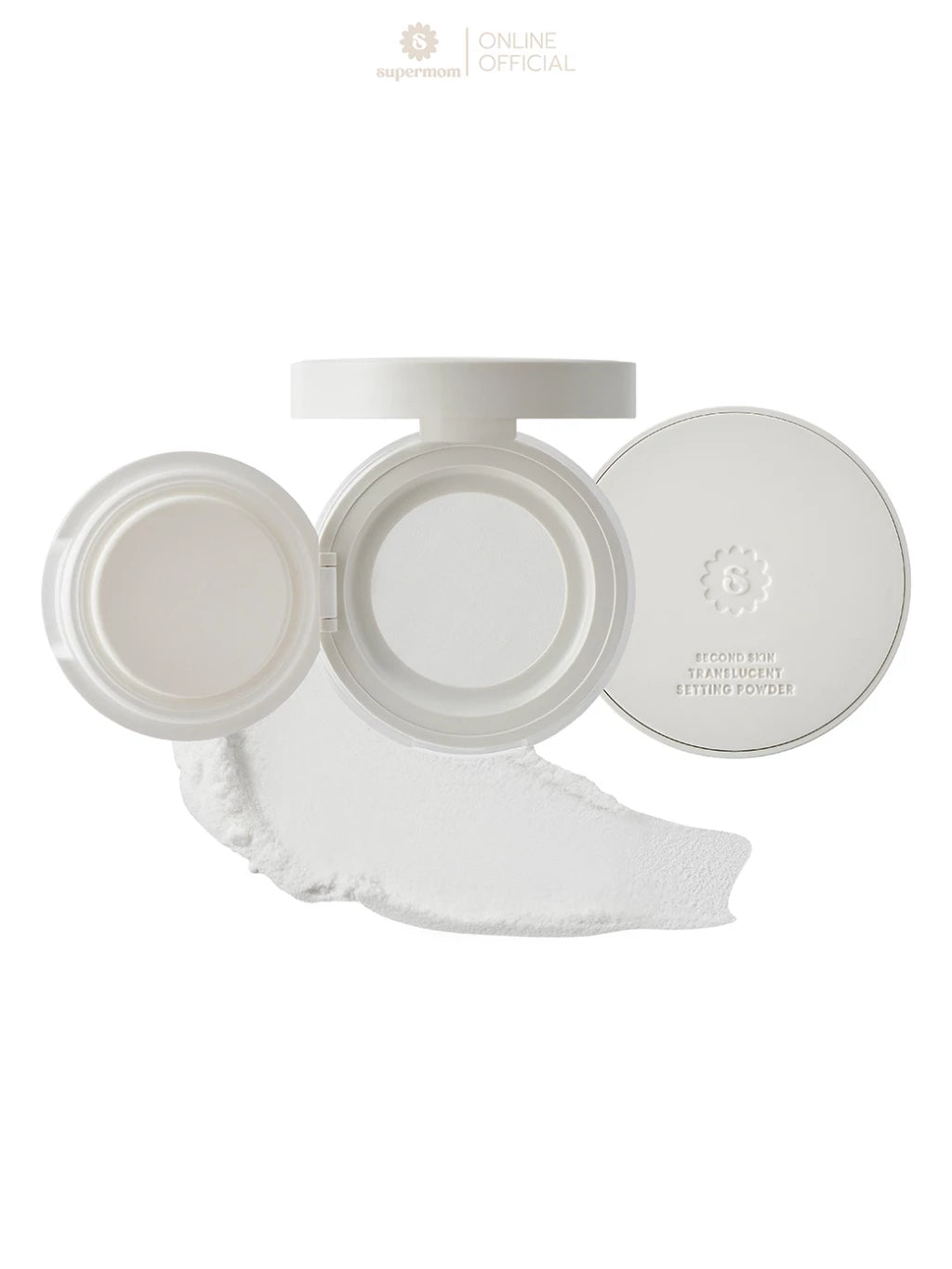 ⛔️ (Pre-order) SUPERMOM SECOND SKIN TRANSLUCENT SETTING POWDER แป้งฝุ่นโปร่งแสง 12 กรัม