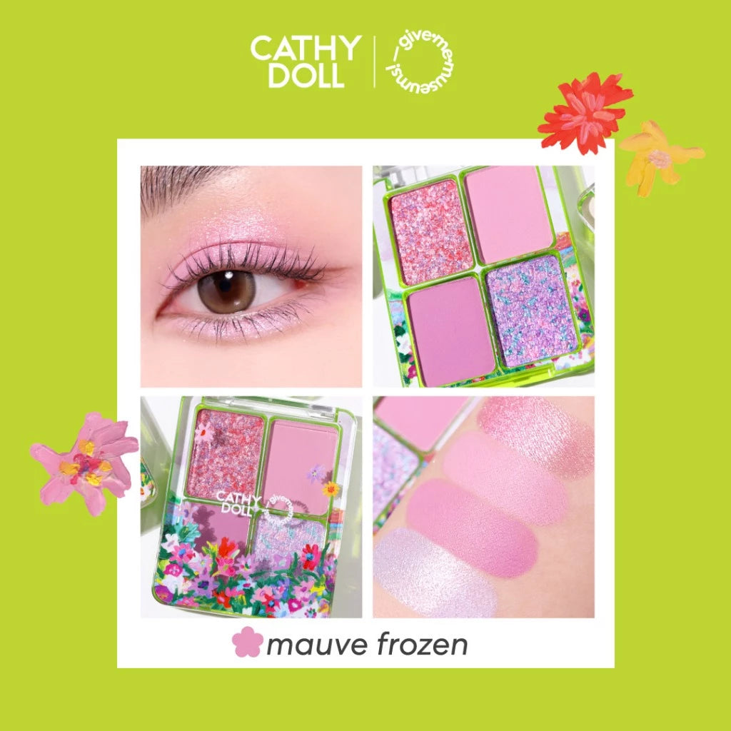 (Pre-order) Cathy Doll Blushing Eye Palette พาเลทอายแชโดว์ 4ช่อง