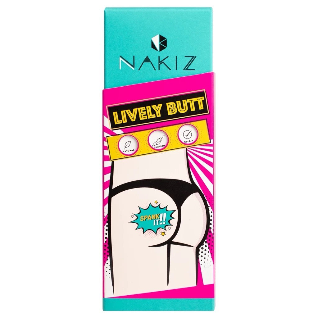 NAKIZ LIVELY BUTT นาคิส ไลฟ์ลี่ บัต ครีมทา ก้นดำ รักแร้ดำ ขาหนีบดำ 100g.