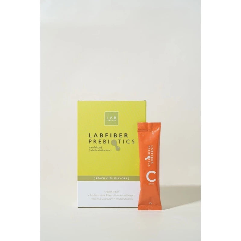 LABLIBRARY Labfiber Prebiotics - แลบไฟเบอร์พรีไบโอติก ล้างสารพิษที่ตกค้างในลำไส้ (7 ซอง)