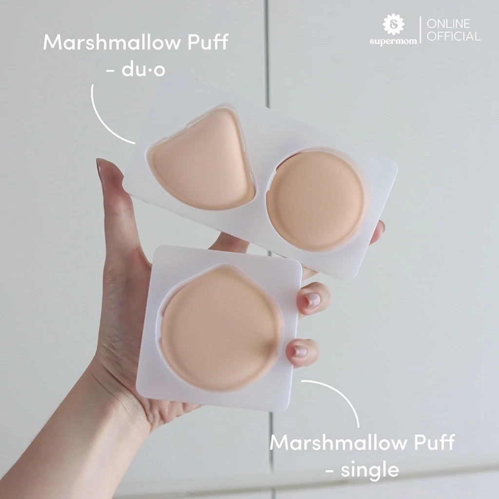 (Pre-order) SUPERMOM Marshmallow Puff พัฟมาร์ชเมลโล่ สำหรับแต่งหน้า (มีให้เลือก)