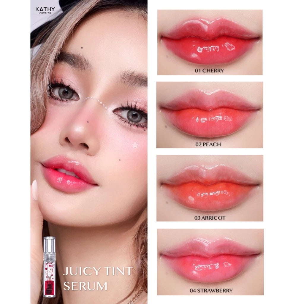 ⛔️ (Pre-order) KATHY AMREZ Juicy Tint Serum ลิปทินท์กลอส ปากฉ่ำวาว 3.3g.