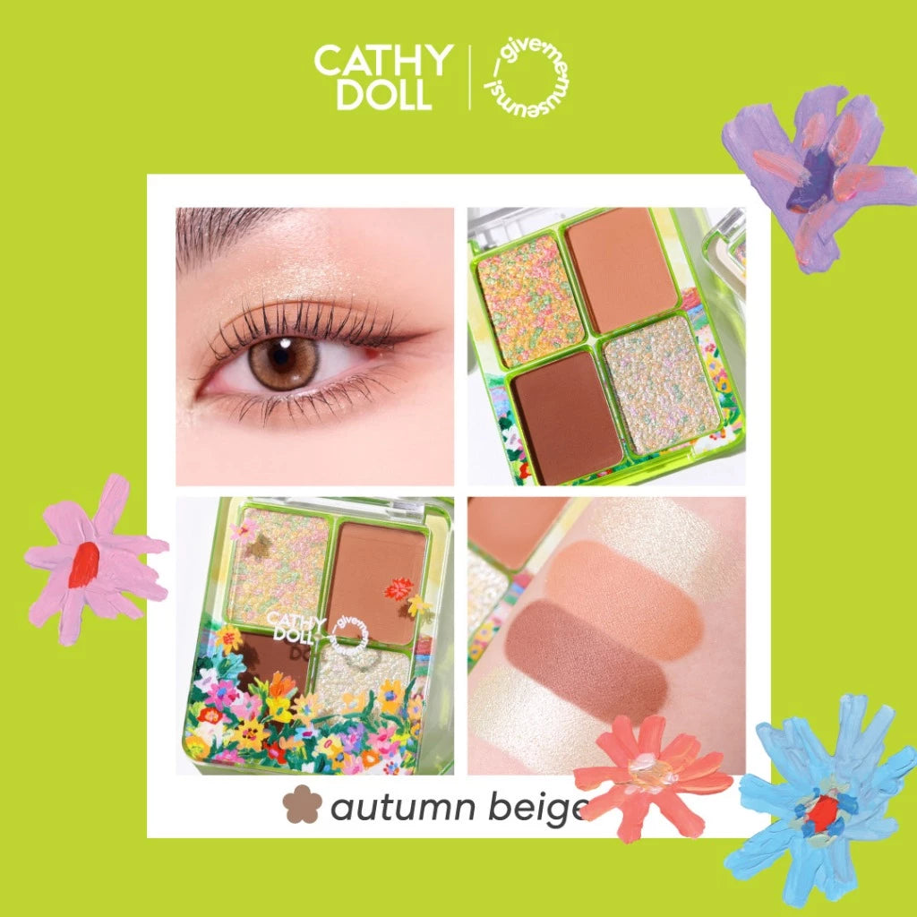 (Pre-order) Cathy Doll Blushing Eye Palette พาเลทอายแชโดว์ 4ช่อง