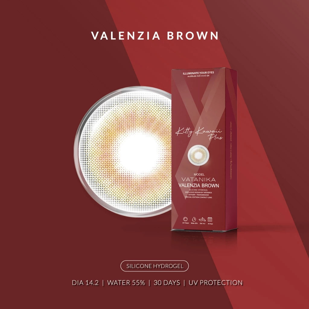 VATANIKA LENS รุ่น Valenzia Brown ออกแบบโดยคุณแพร วทานิกา