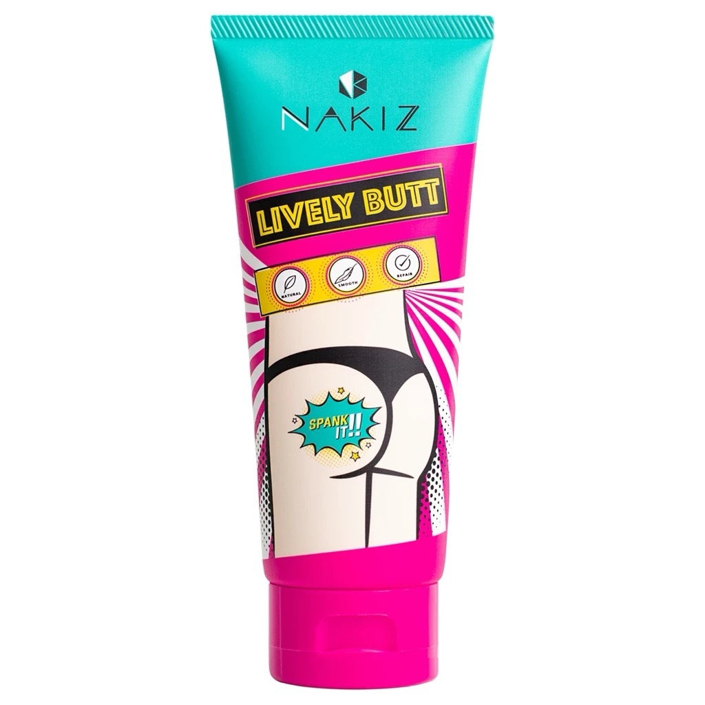 NAKIZ LIVELY BUTT นาคิส ไลฟ์ลี่ บัต ครีมทา ก้นดำ รักแร้ดำ ขาหนีบดำ 100g.