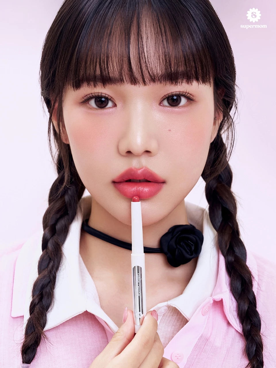 ⛔️ (Pre-order) SUPERMOM Velvet Crayon  ลิปเครยอนเนื้อกำมะหยี่ 2g (มี6เฉดให้เลือก)