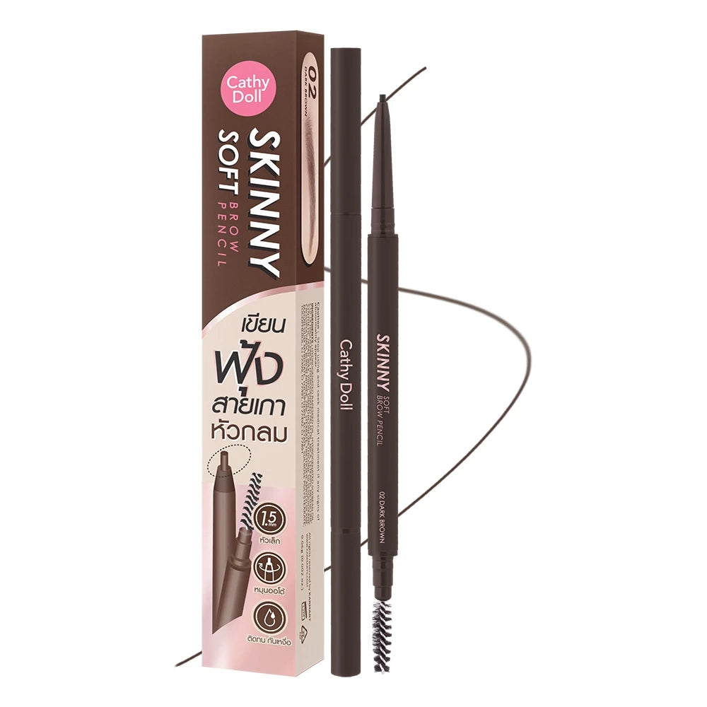 (Pre-order) Cathy Doll Skinny Soft Brow Pencil (เลือกเบอร์ได้)