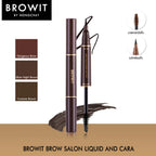 ⛔️ (Pre-order) CHAT COSMETICS Browit Brow Salon Liquid and Cara ปากกาเมจิกเขียนคิ้วและมาสคาร่าคิ้ว 2in1 กันน้ำ ติดทนนาน