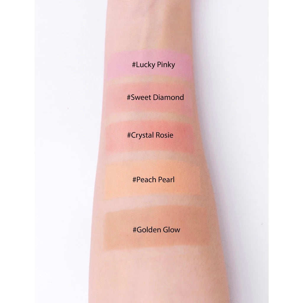 ⛔️ (Pre-order) CHAT COSMETICS The Endless Luck and Shine Blusher บลัชออนสูตรแมตต์ผสมชิมเมอร์ พิกเมนต์แน่น ติดทนนาน 3g.