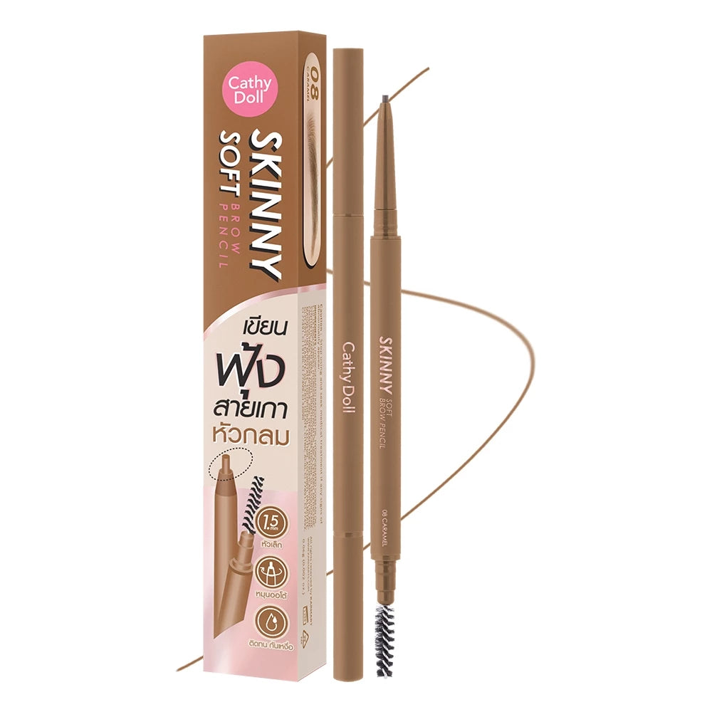 (Pre-order) Cathy Doll Skinny Soft Brow Pencil (เลือกเบอร์ได้)