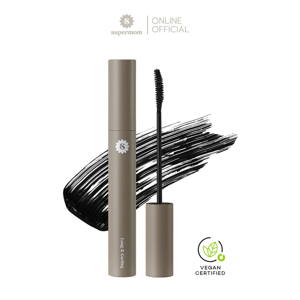 (Pre-order) SUPERMOM LONG & CURLING MASCARA มาสคาร่าที่ช่วยให้ขนตาดูยาวเรียงเส้น (มีเฉด)
