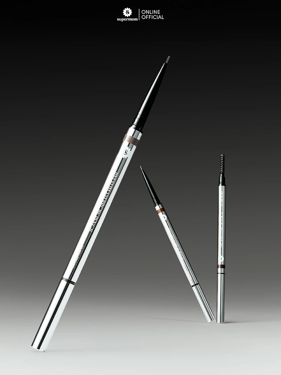 (Pre-order) SUPERMOM 2IN1 SLIM EYEBROW PENCIL ดินสอเขียนคิ้ว (มี3เฉดให้เลือก)