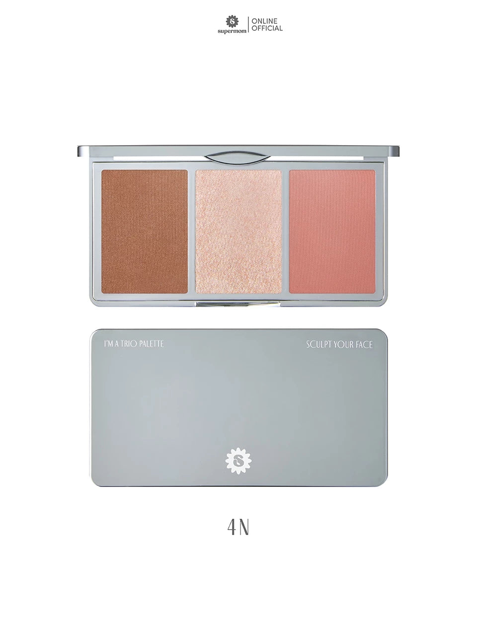 (Pre-order) SUPERMOM I’M A TRIO PALETTE พาเลตต์ 3 สไตล์ในตลับเดียว