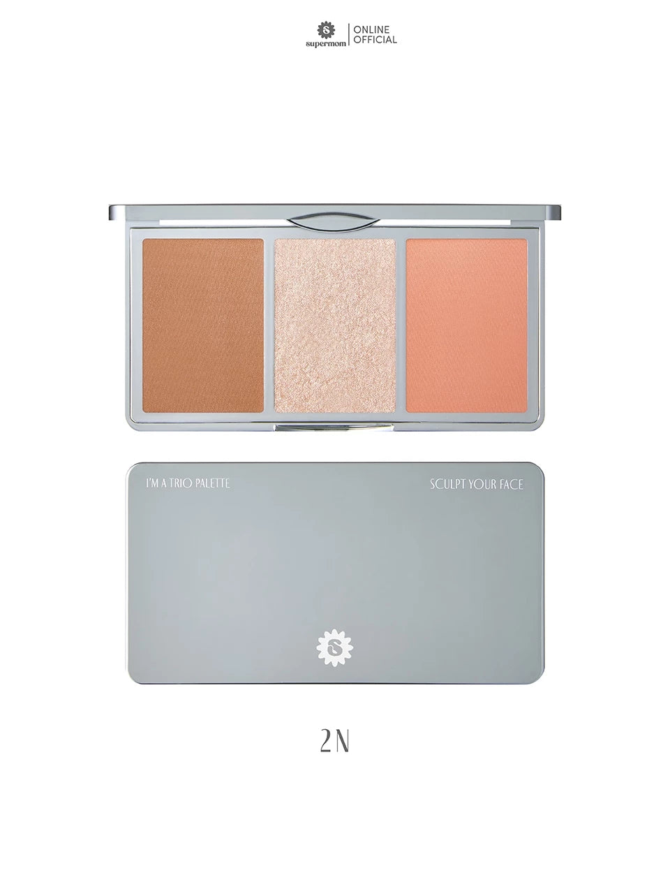(Pre-order) SUPERMOM I’M A TRIO PALETTE พาเลตต์ 3 สไตล์ในตลับเดียว