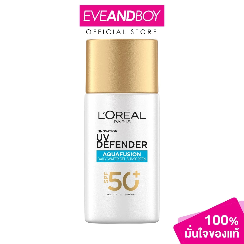 ⛔️ (Pre-order) L'OREAL UV Defender Aquafusion Daily Water Gel Sunscreen SPF50+ PA++++ – กันแดดเนื้อเจลน้ำ บางเบา 50ml