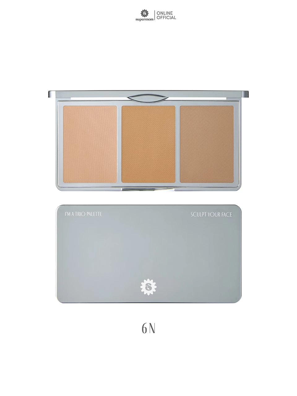 (Pre-order) SUPERMOM I’M A TRIO PALETTE พาเลตต์ 3 สไตล์ในตลับเดียว