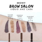 ⛔️ (Pre-order) CHAT COSMETICS Browit Brow Salon Liquid and Cara ปากกาเมจิกเขียนคิ้วและมาสคาร่าคิ้ว 2in1 กันน้ำ ติดทนนาน