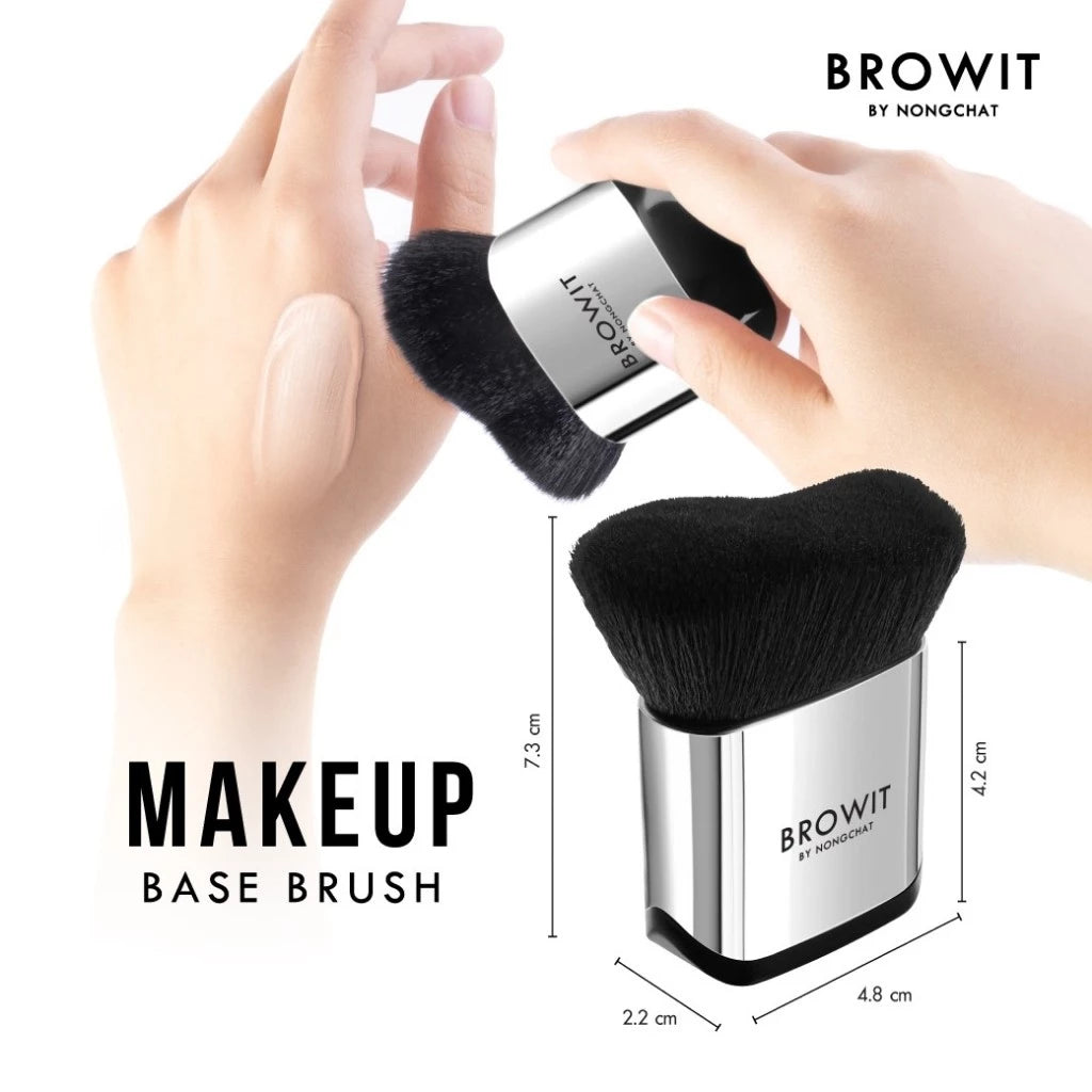 ⛔️ (Pre-order) CHAT COSMETICS Browit Makeup Base Brush แปรงลงเมคอัพเบส ขนนุ่ม เกลี่ยเรียบเนียน