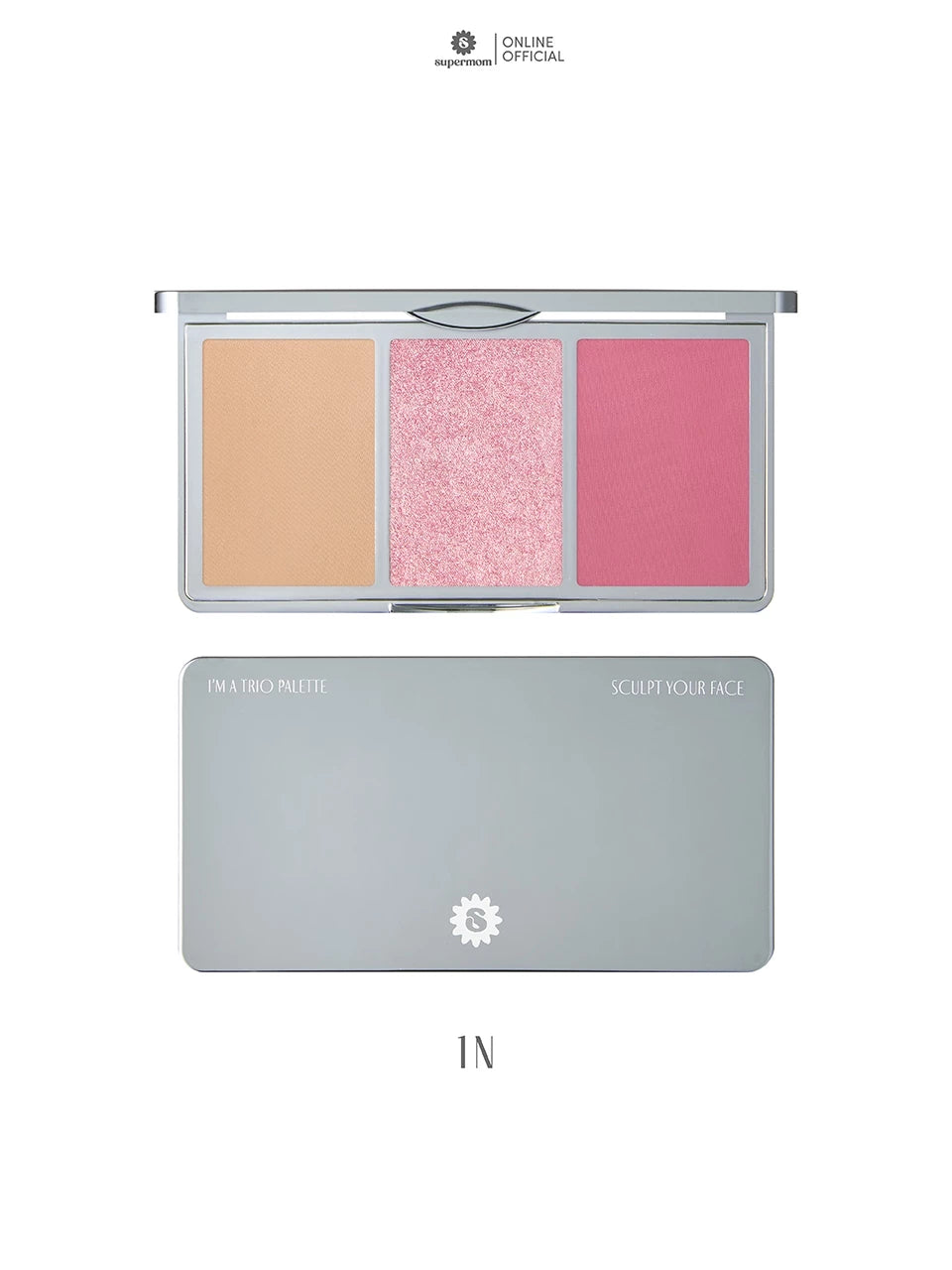 (Pre-order) SUPERMOM I’M A TRIO PALETTE พาเลตต์ 3 สไตล์ในตลับเดียว