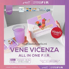 VICENZA ALL IN ONE F.I.R. ผลิตภัณฑ์เสริมอาหาร คอลลาเจน ดูแลผิวใส ต้านแก่ (12 ซอง) แบบกล่อง