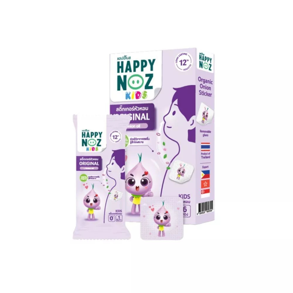 ⛔️ (Pre-order) Happy Noz Organic Freshener สติ๊กเกอร์หัวหอมออร์แกนิค 6 ชิ้น