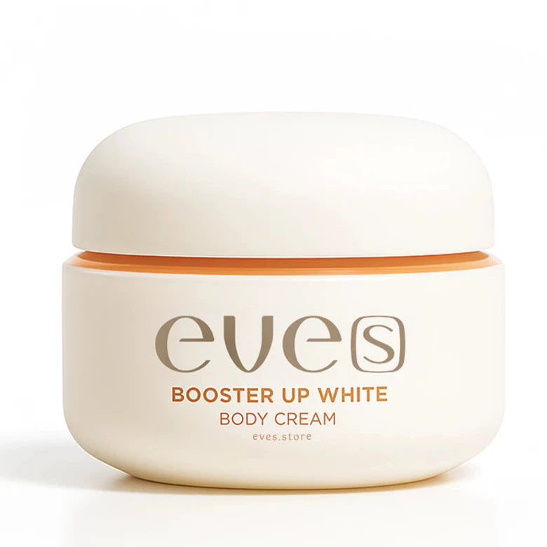 EVE’S Booster Up White Body Cream เติมความชุ่มชื้น ผิวขาว ลดเลือน จุดด่างดำ 100g.