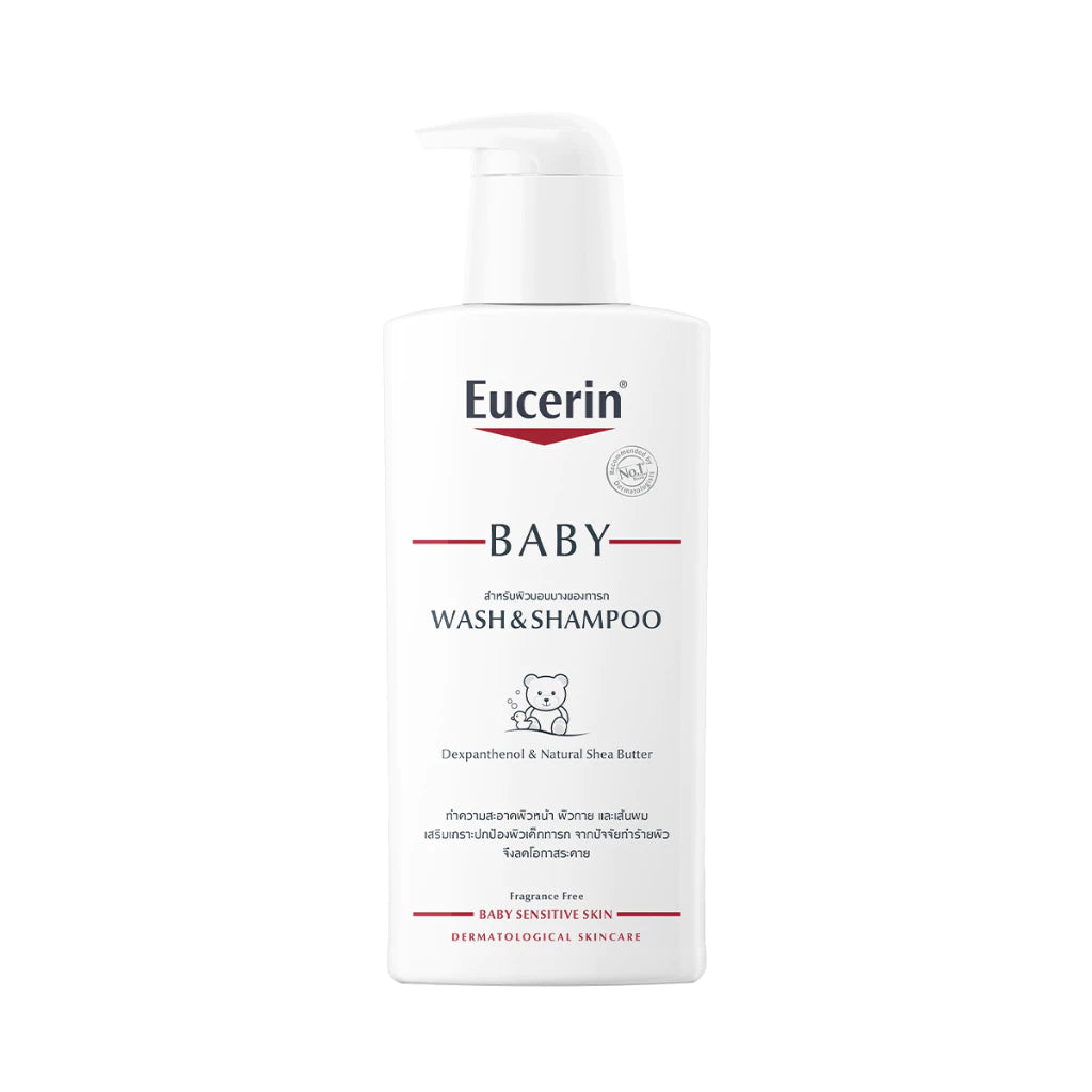 ⛔️ (Pre-order) Eucerin pH5 Baby Wash & Shampoo ผลิตภัณฑ์ทำความสะอาดผิวและเส้นผมสำหรับเด็ก 400ml
