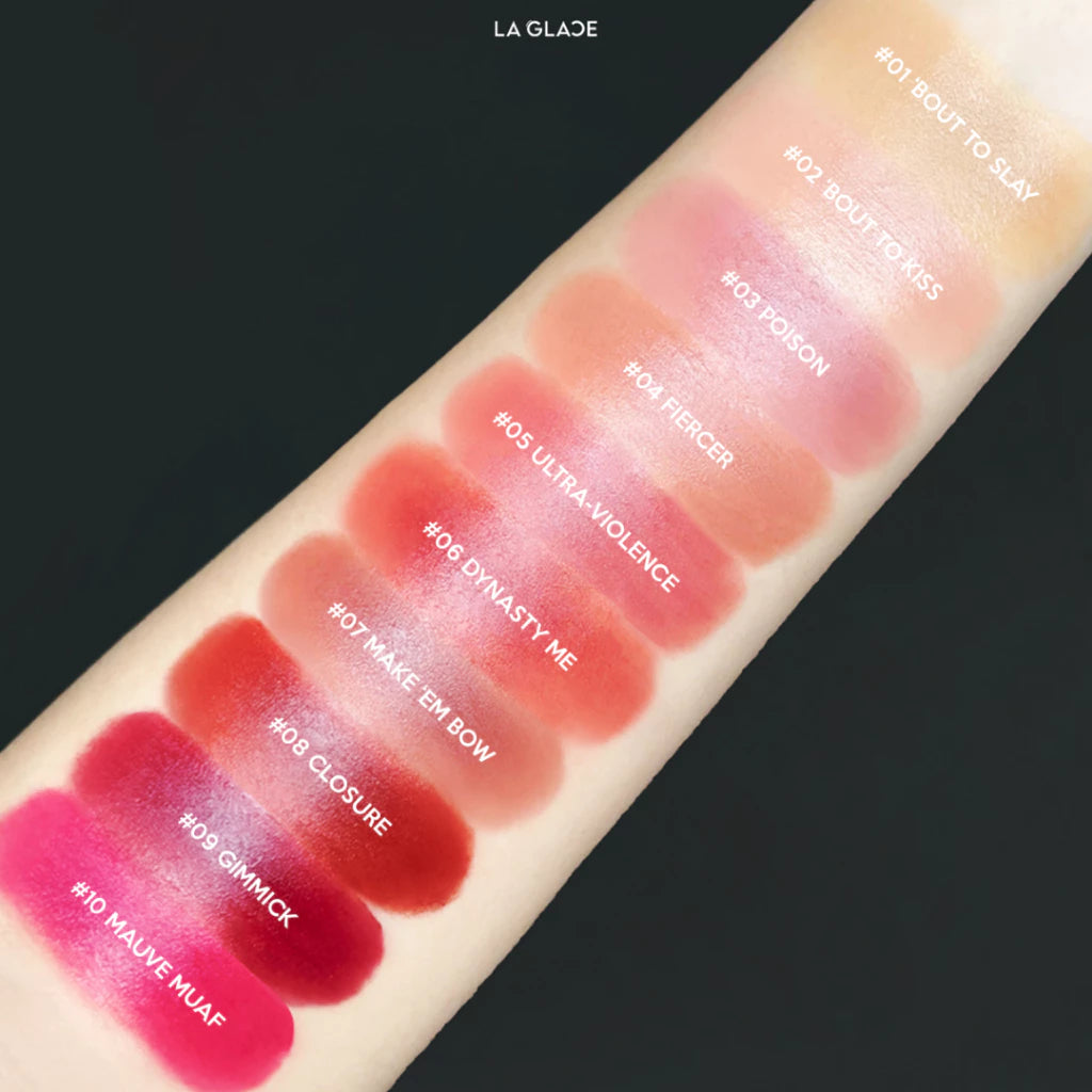⛔️ (Pre-order) LA GLACE Ultimate Baddie Lip Matte ลิปเนื้อนุ่ม soft matte 2.3g.