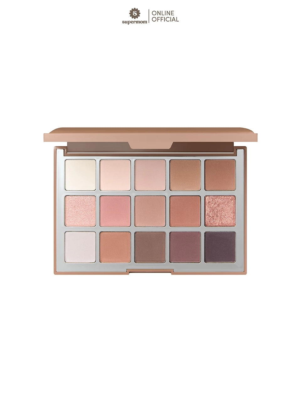 ⛔️ (Pre-order) SUPERMOM NAKED GLOW EYESHADOW PALETTE V.2 อายแชโดว์ 15 สี
