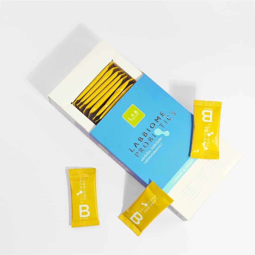 LABLIBRARY Labbiome Probiotics Honey Yogurt โปรไบโอติก ปรับสมดุลให้ลำไส้ (20 ซอง)