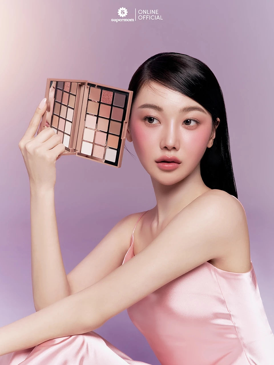 (Pre-order) SUPERMOM NAKED GLOW EYESHADOW PALETTE V.2 อายแชโดว์ 15 สี