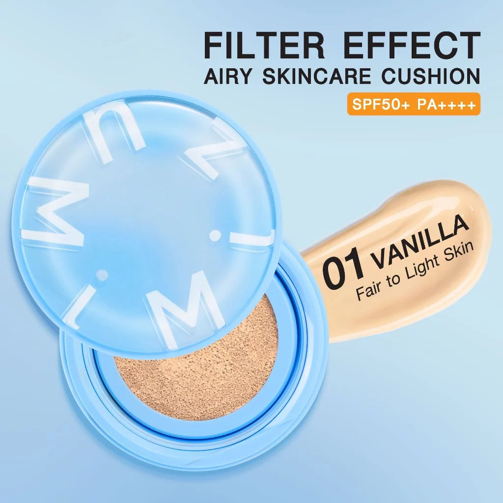 ⛔️ (Pre-order) MizuMi Filter Effect Airy Cushion SPF50+ PA++++ คุชชั่นบางเบา ปกปิด (มี5เฉดให้เลือก)