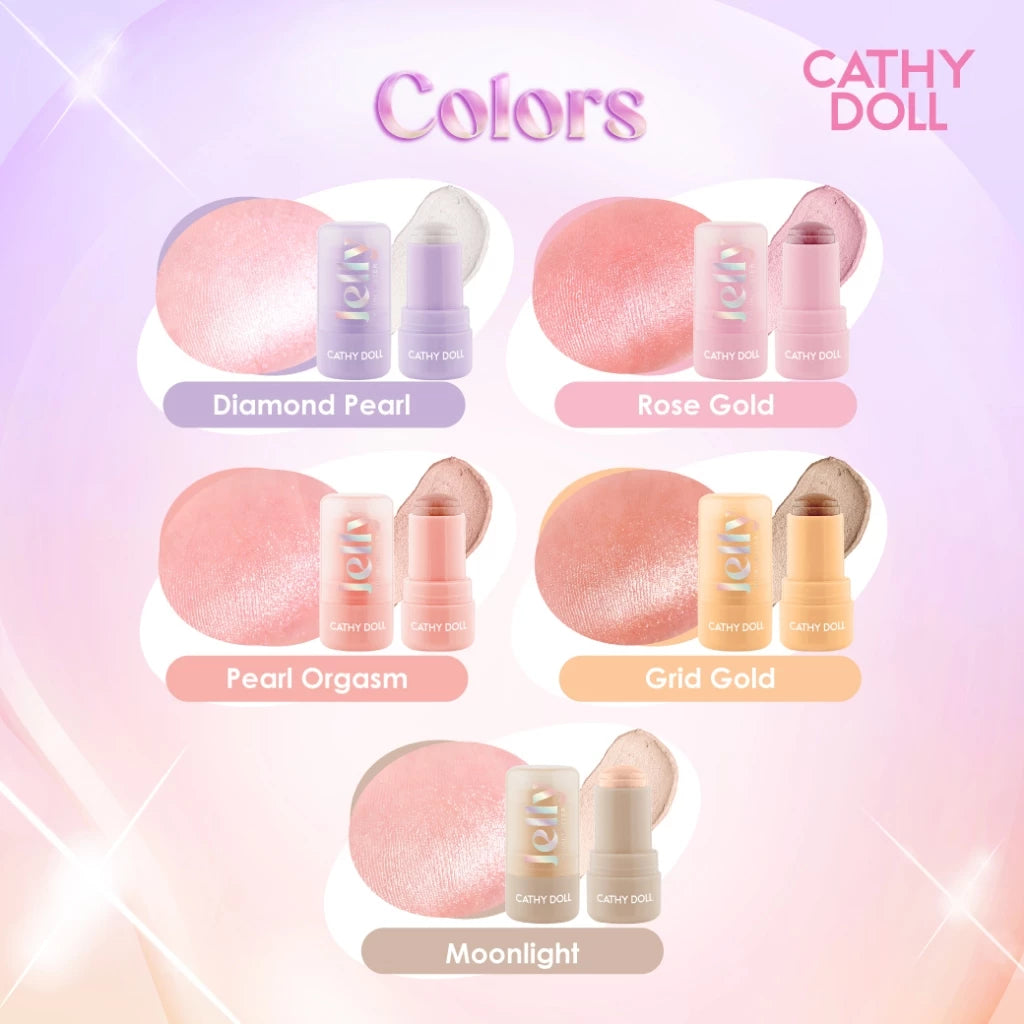 (Pre-order) Cathy Doll Jelly Highlighter  ไฮไลท์เนื้อเจลลี่ (มี5เฉดให้เลือก)