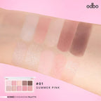⛔️ (Pre-order) ODBO Iconic Eyeshadow Palette – พาเลทอายแชโดว์ 10 สี แมทท์ & ชิมเมอร์ สีชัด เบลนด์ง่าย
