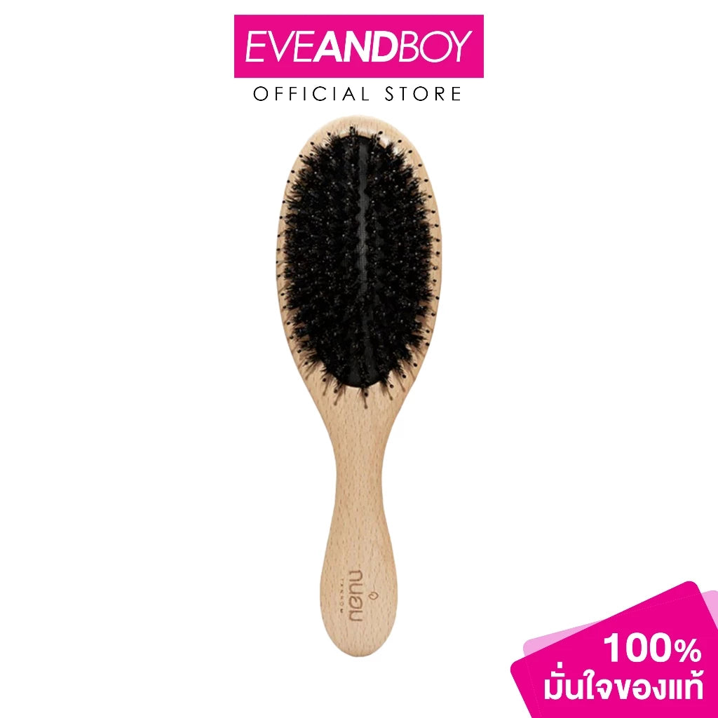 ⛔️ (Pre-order) TANHOMBRAND Boar Bristle Hair Brush M – หวีขนหมูป่าแท้ ผมเงางาม ลดชี้ฟู