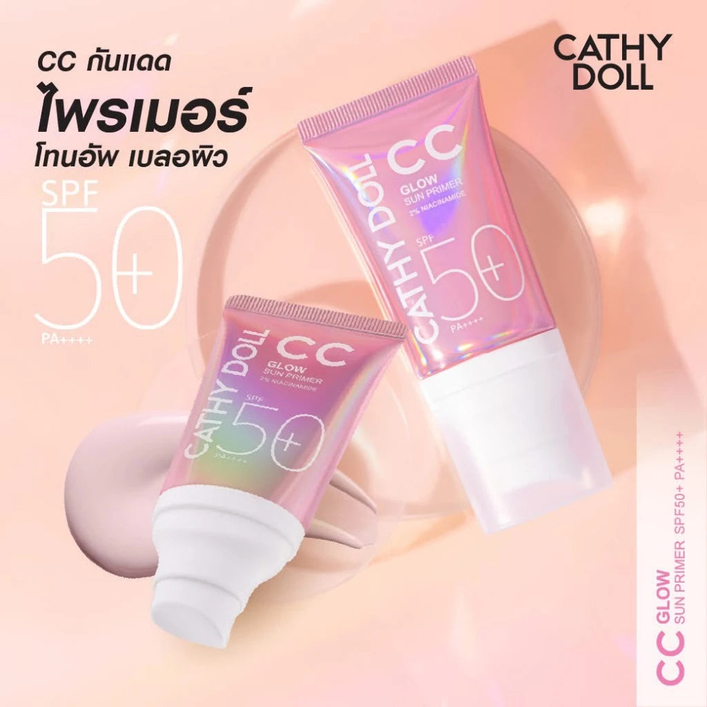 ⛔️ (Pre-order) Cathy Doll CC Glow Sun Primer SPF50+ PA++++ 40ml