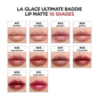 ⛔️ (Pre-order) LA GLACE Ultimate Baddie Lip Matte ลิปเนื้อนุ่ม soft matte 2.3g.