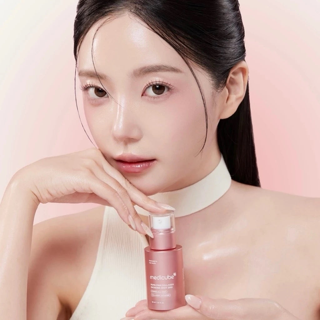 MEDICUBE PDRN Pink Exosome Shot Serum 7500 Shot เซรั่มเข้มข้นเพื่อผิวโกลว์ใส 30 ml