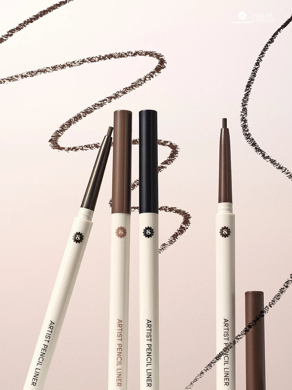 ⛔️ (Pre-order) SUPERMOM ARTIST PENCIL LINER อายไลน์เนอร์แบบดินสอ (มี4เฉดให้เลือก)