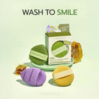 AMORTALS Puff รุ่น Wash to Smile – พัฟฟองน้ำล้างหน้า (1 แพ็ค บรรจุ 3 ชิ้น)