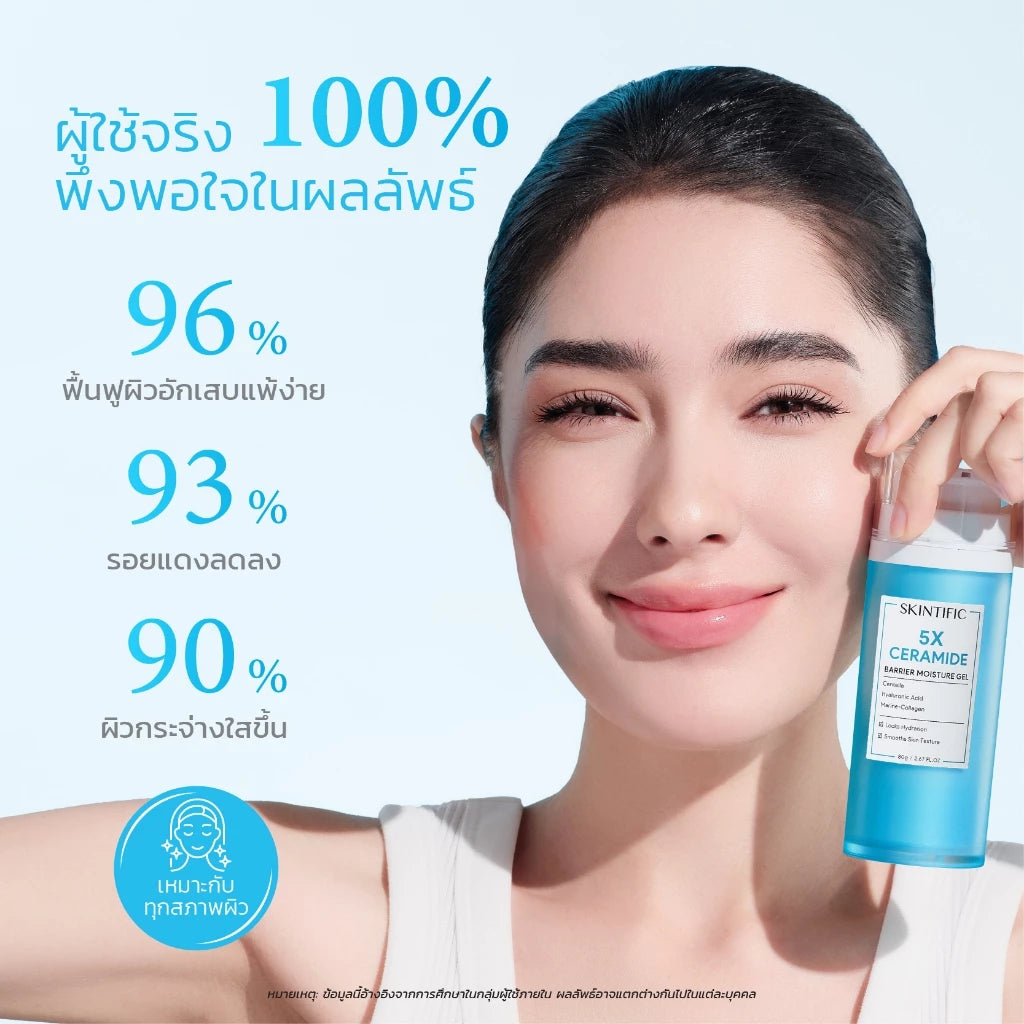 ⛔️ (Pre-order) SKINTIFIC 5X Ceramide Barrier Moisturizer Gel มอยส์เจอร์ไรเซอร์เจล เติมความชุ่มชื้น 80g.