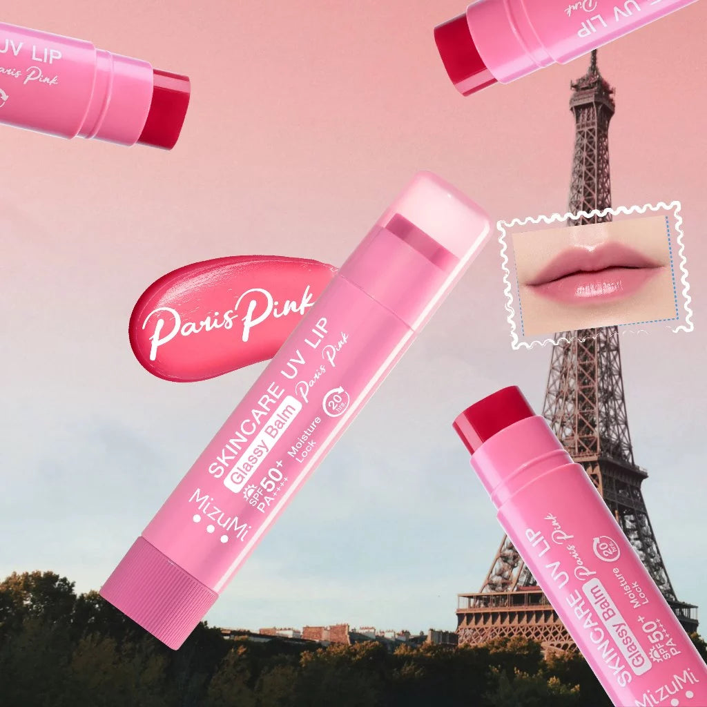 ⛔️ (Pre-order) MizuMi UV lip glassy balm spf50+ pa+++ลิปบาล์มกันแดด 3.5g (มีเบอร์ให้เลือก)