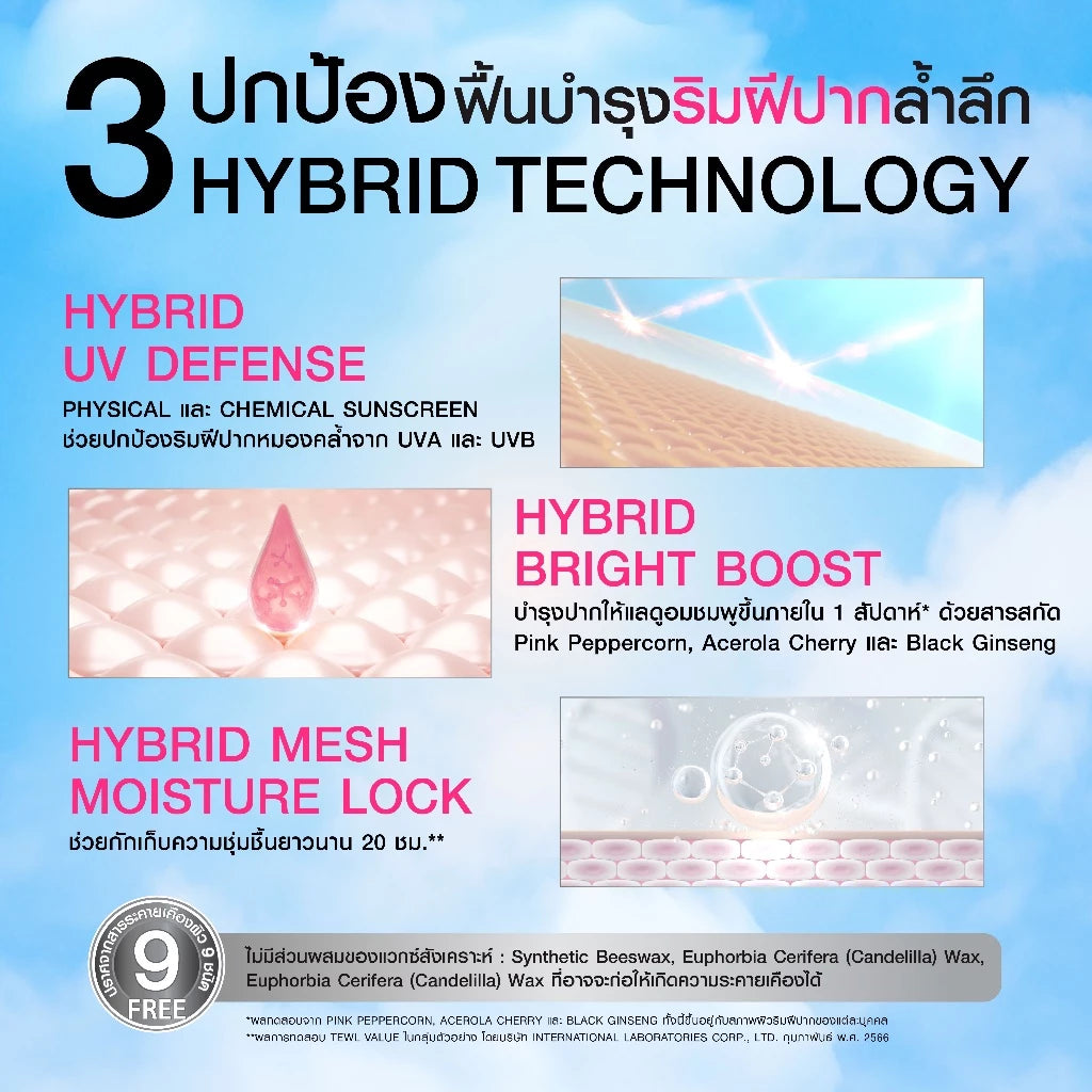 ⛔️ (Pre-order) MizuMi UV lip glassy balm spf50+ pa+++ลิปบาล์มกันแดด 3.5g (มีเบอร์ให้เลือก)