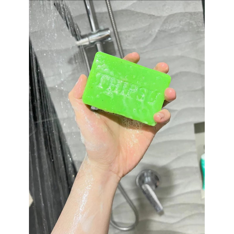 🧼 Thip's Skin Cleansing Soap สบู่ทิพย์สุ ฟอกผิวกาย ขจัดคราบครีมและขี้ไคล ก้อนใหญ่ 180g.