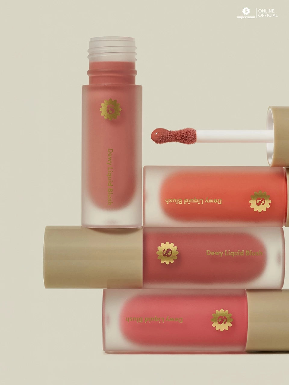 ⛔️ (Pre-order) SUPERMOM Dewy Liquid Blush  บลัชออนลิควิด 3.8g